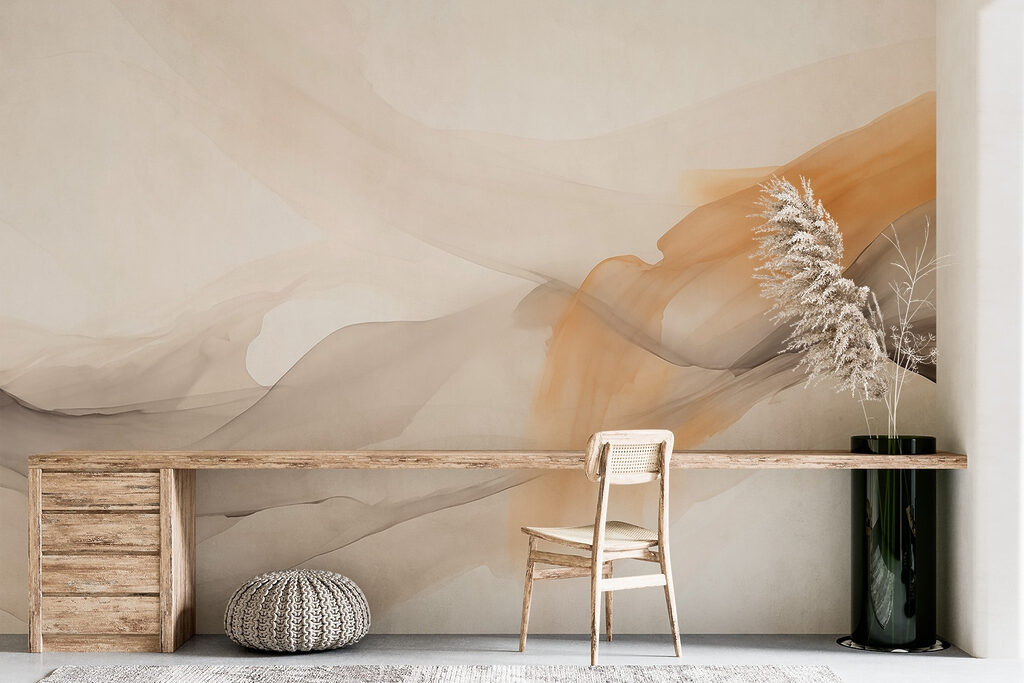 Soft hues dance across the canvas