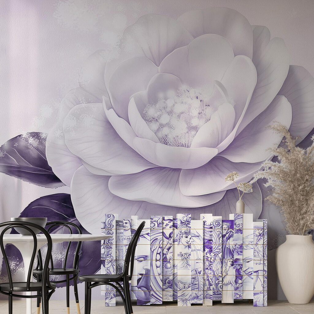 Delicate bloom in soft lavender hues