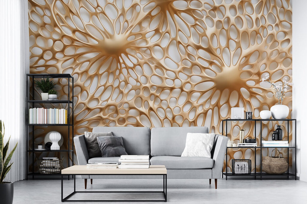 Intricate organic patterns in soft hues Intricate organic patterns in soft hues