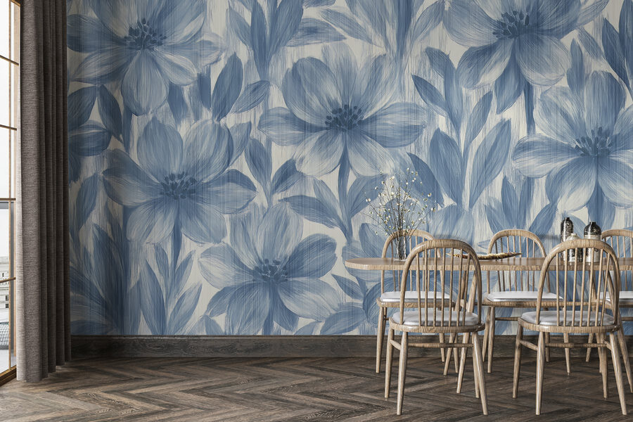 Elegancia floral en tonos suaves