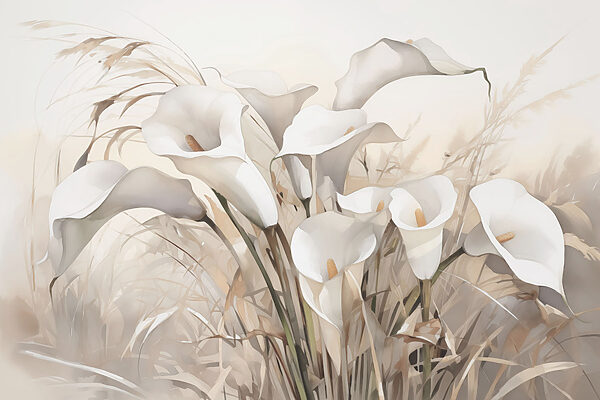 Grupo de flores blancas Grupo de flores blancas