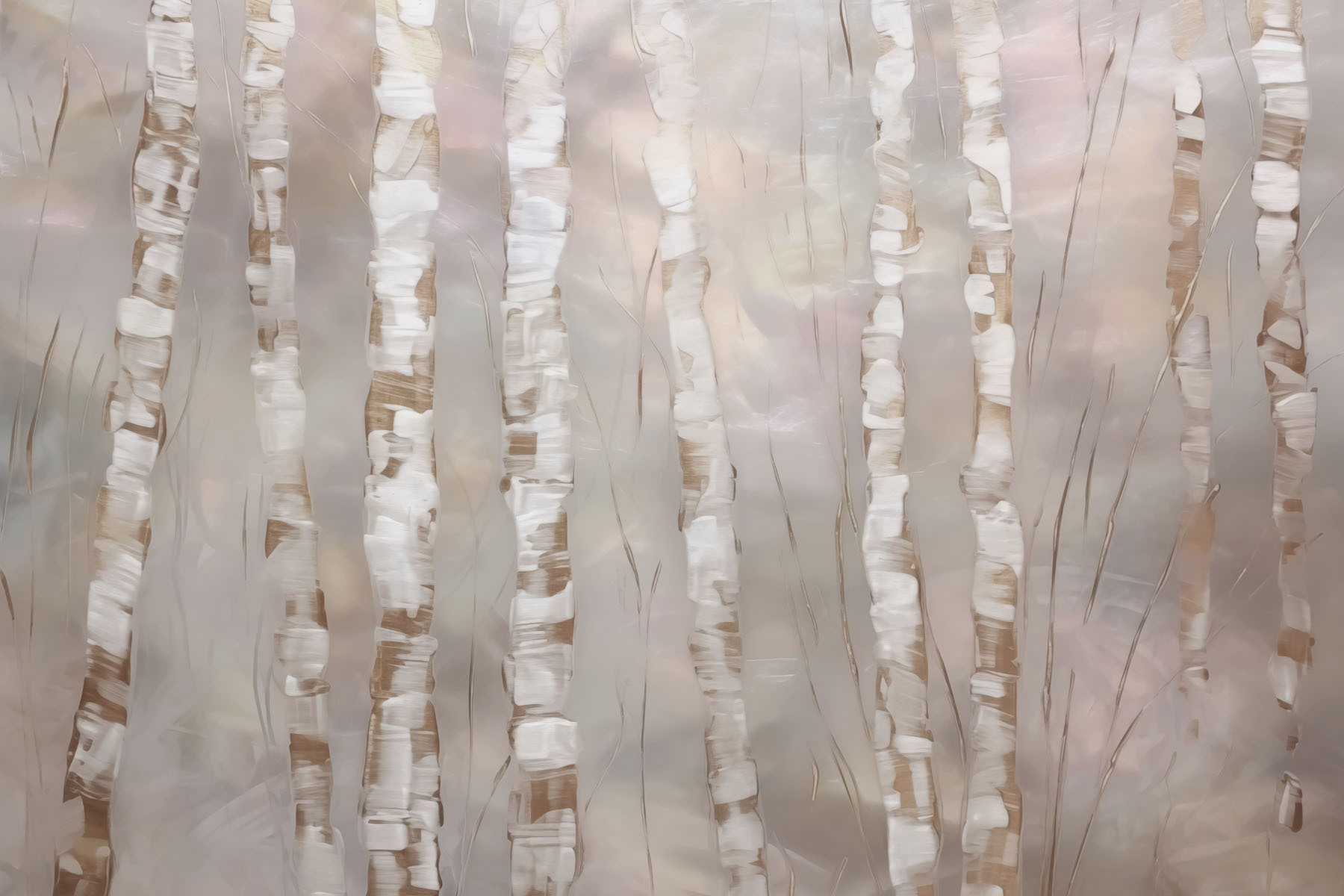 Whispers of nature through birch trees