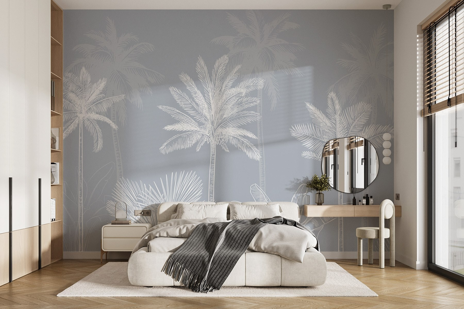Group of palm trees