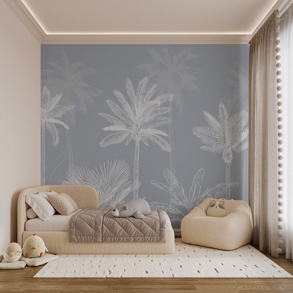 Group of palm trees