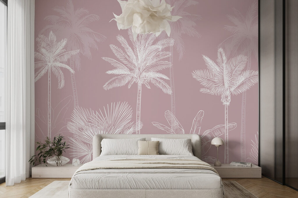 Group of palm trees