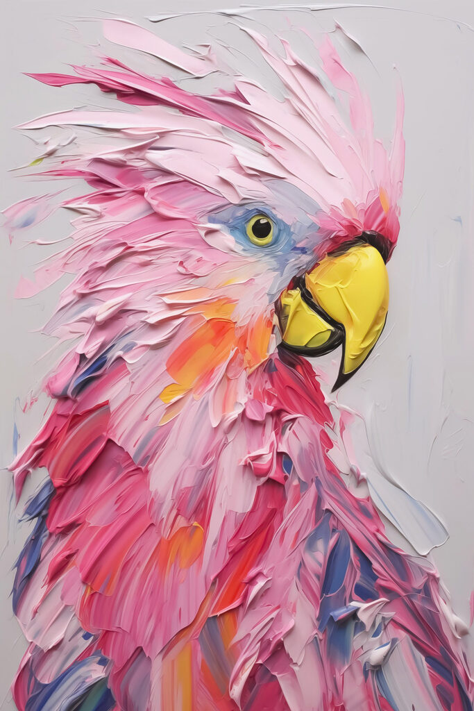 Painting of a bird Painting of a bird