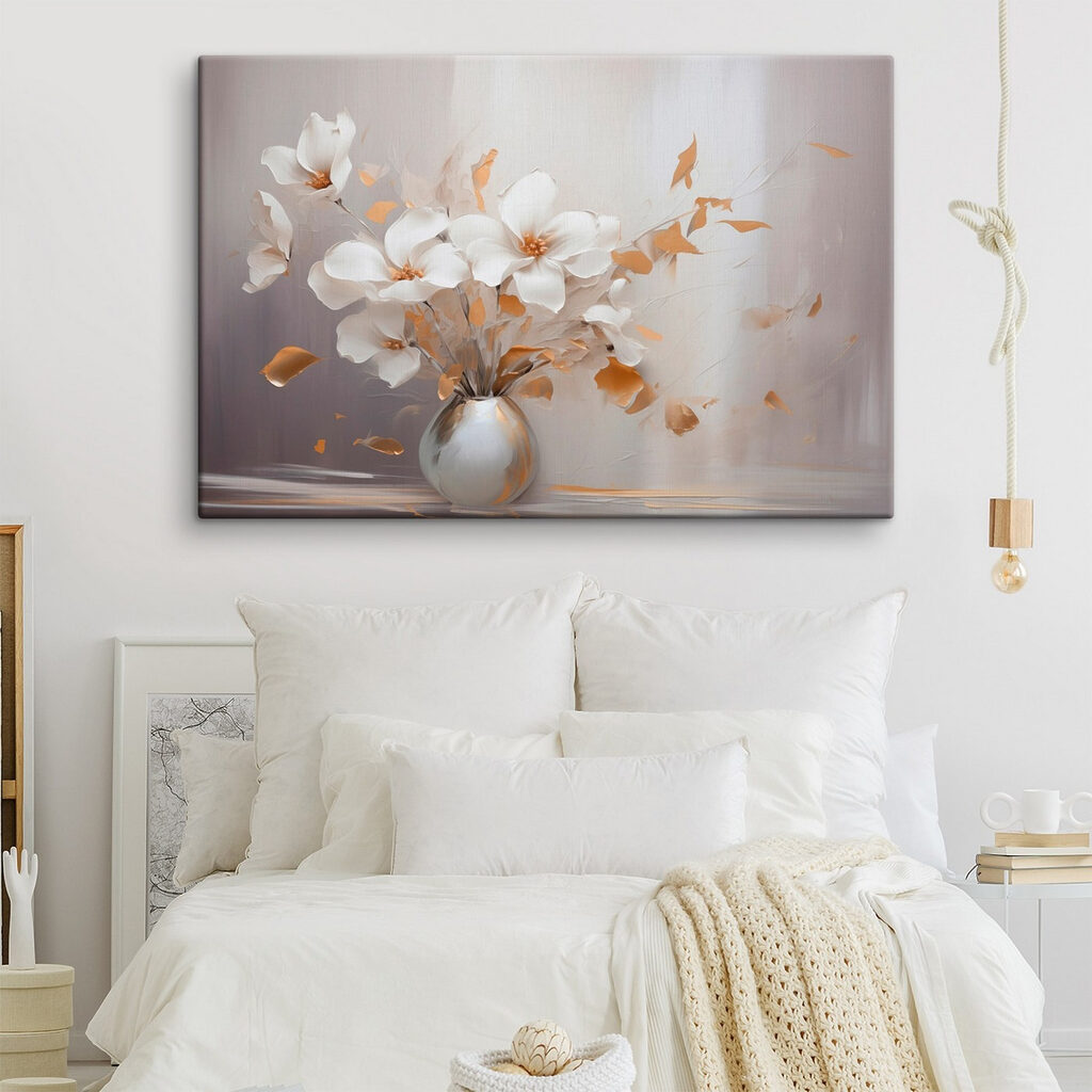 Elegant flowers in a stylish vase Elegant flowers in a stylish vase