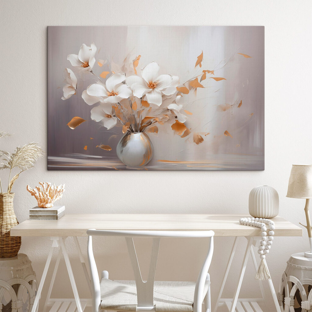 Elegant flowers in a stylish vase Elegant flowers in a stylish vase