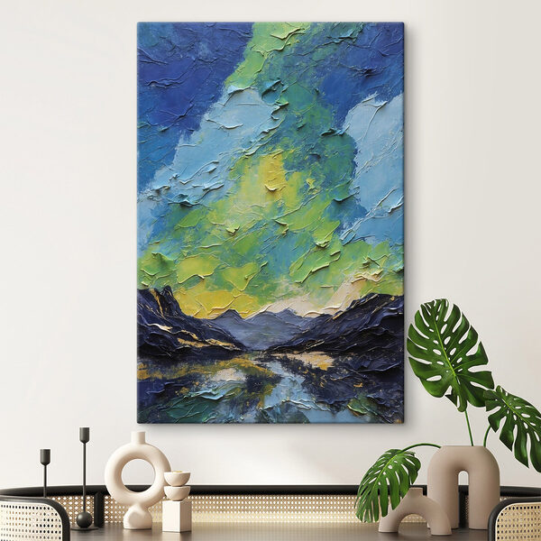 Cuadros Cuadro de montañas y nubes (SKU: s44062) Cuadros Cuadros Cuadro de montañas y nubes (SKU: s44062)