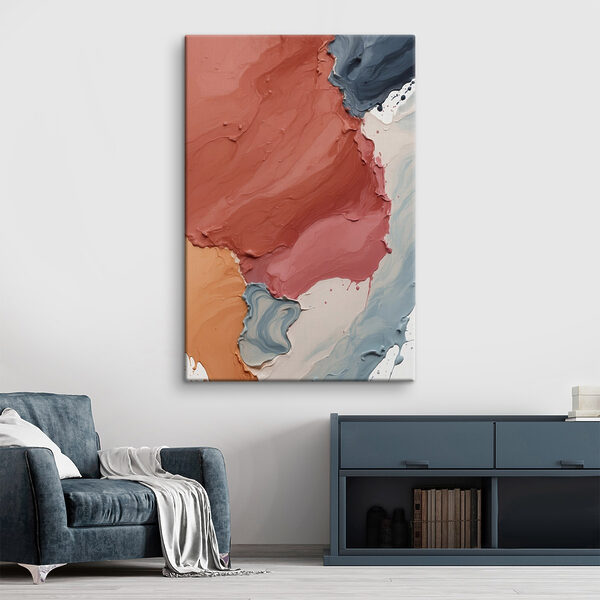 Cuadros - Paleta de colores abstracta en movimiento
