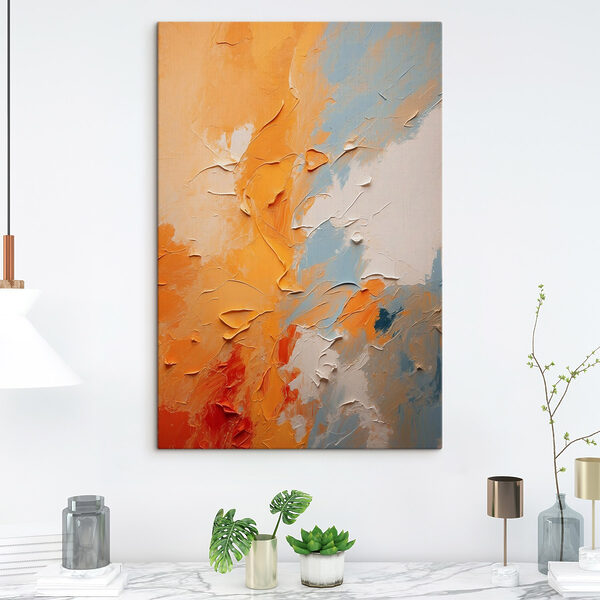 Vibrant hues in textured harmony Vibrant hues in textured harmony