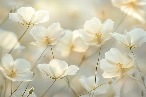 Grupo de flores blancas Grupo de flores blancas