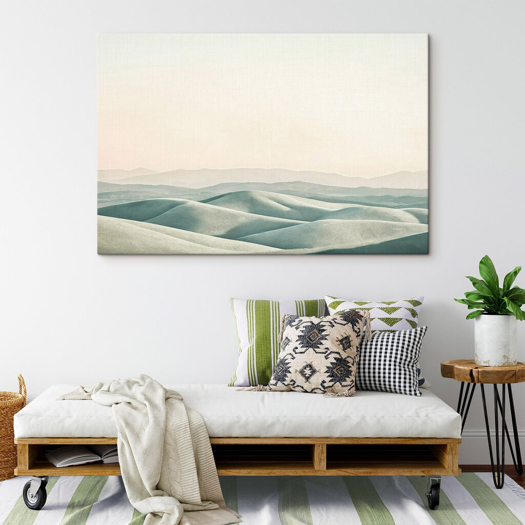 Large sandy hills with a clear sky Large sandy hills with a clear sky