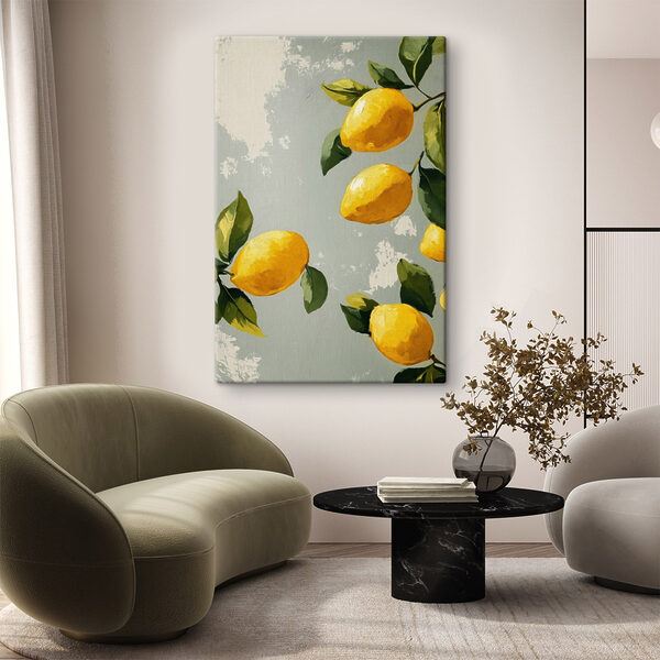 Cuadros Cuadro de limones en un árbol