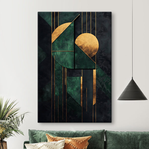 Cuadros Diseño abstracto con colores vivos