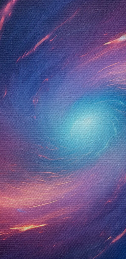 Colorful swirl of light in space Colorful swirl of light in space
