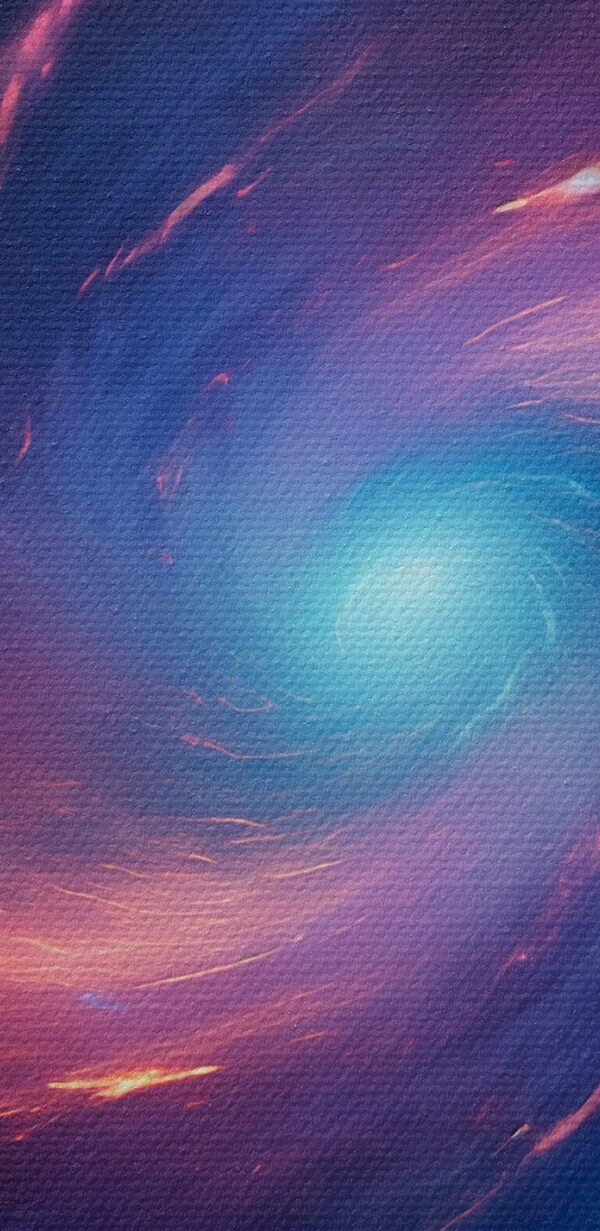 Colorful swirl of light in space Colorful swirl of light in space