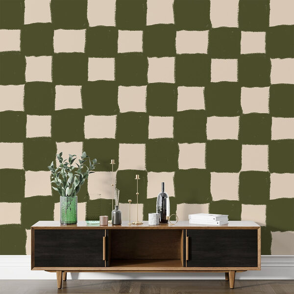 Diseño a cuadros verdes y blancos Diseño a cuadros verdes y blancos