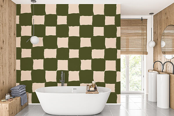 Diseño a cuadros verdes y blancos Diseño a cuadros verdes y blancos