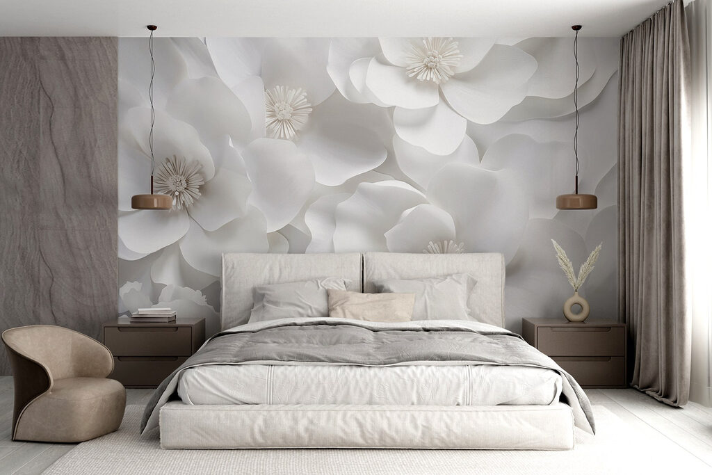 Group of white flowers