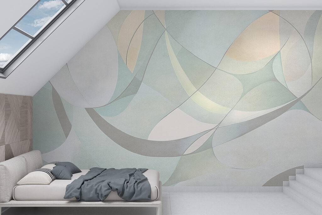 White and grey art