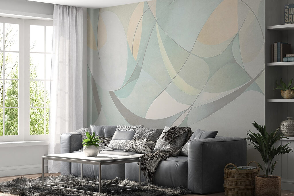 White and grey art