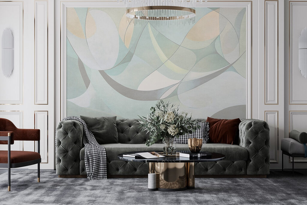 White and grey art