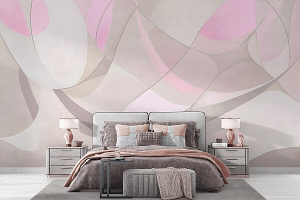 Arte rosa y gris Arte rosa y gris