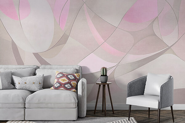 Arte rosa y gris Arte rosa y gris