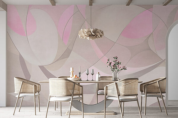 Arte rosa y gris Arte rosa y gris