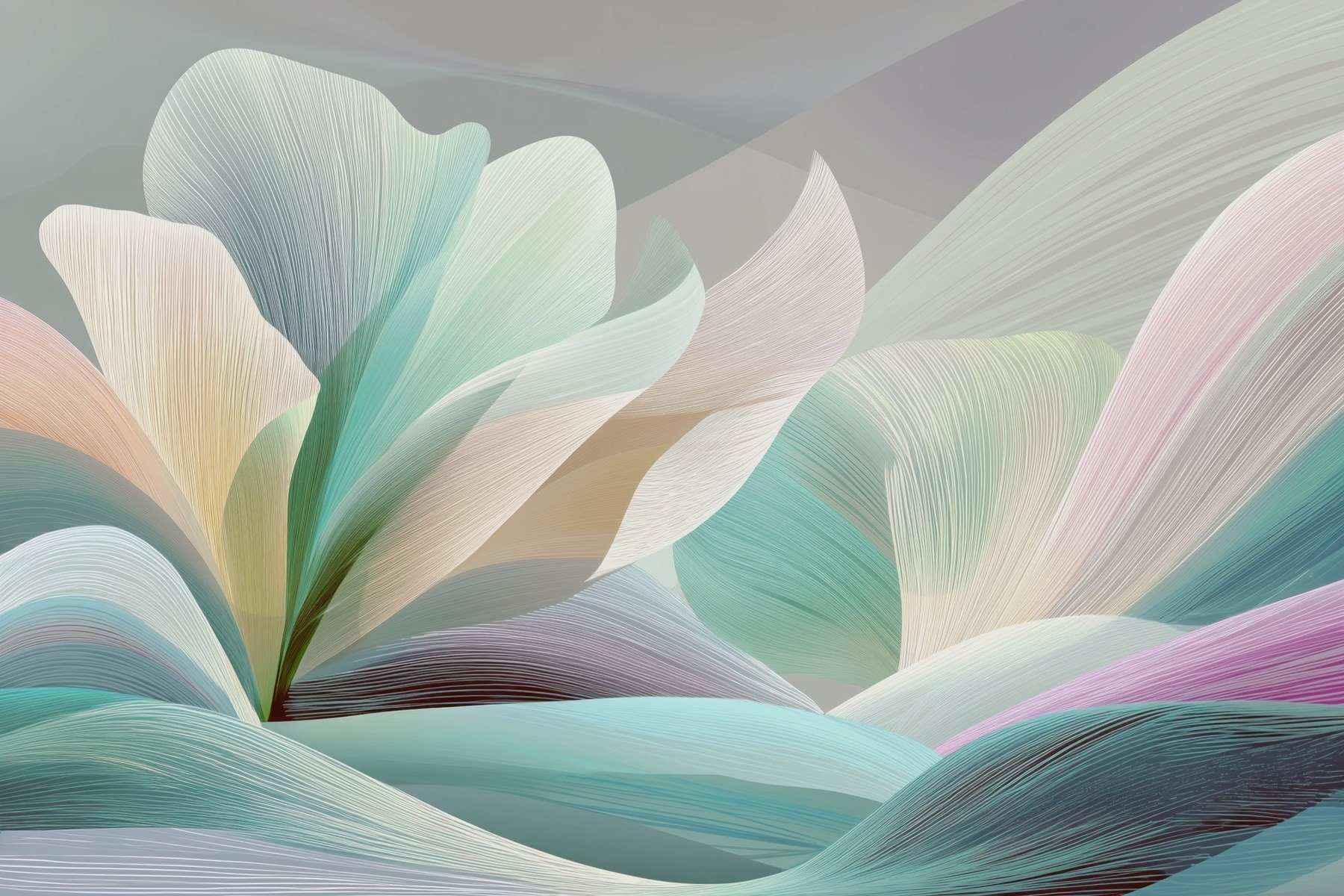 Soft hues of flowing elegance