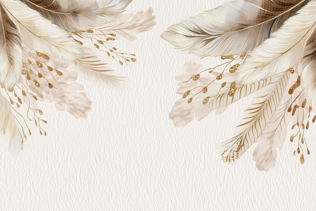 Delicadas plumas sobre fondo suave Delicadas plumas sobre fondo suave