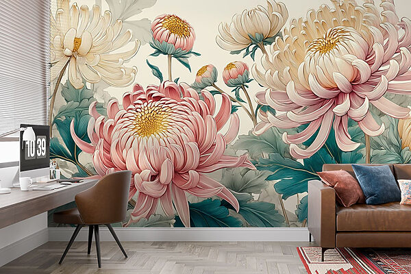 Elegantes flores en suaves tonos pastel Elegantes flores en suaves tonos pastel