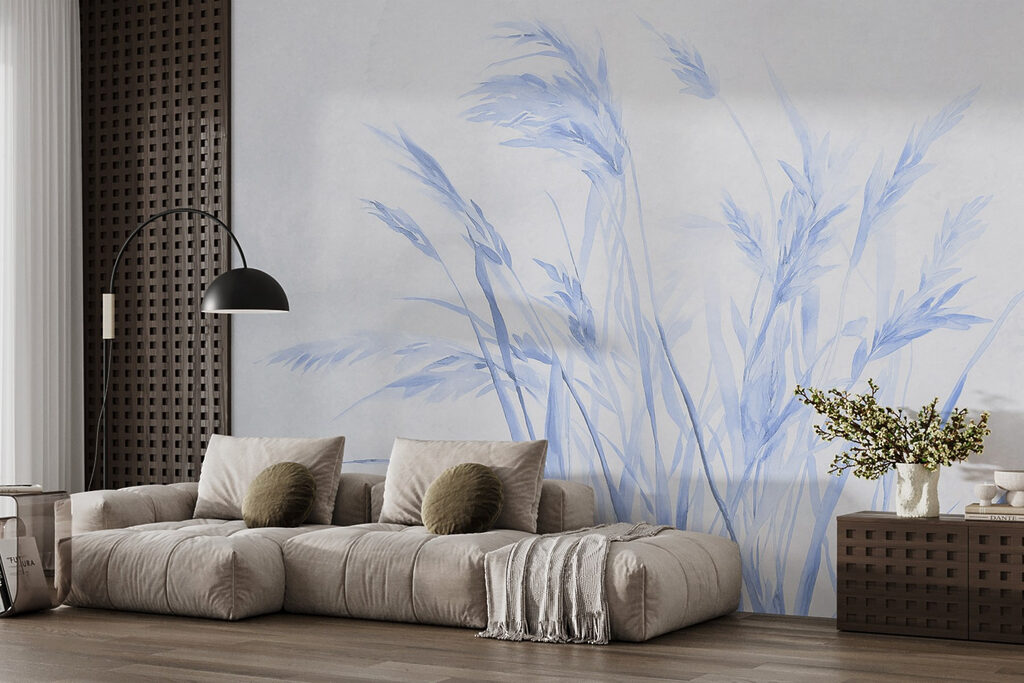 Delicate grasses in soft hues