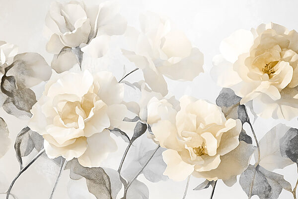 Grupo de flores blancas Grupo de flores blancas
