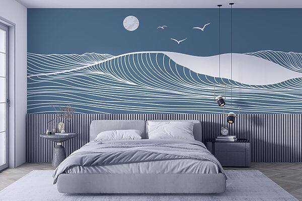 Olas y pájaros en el cielo Olas y pájaros en el cielo