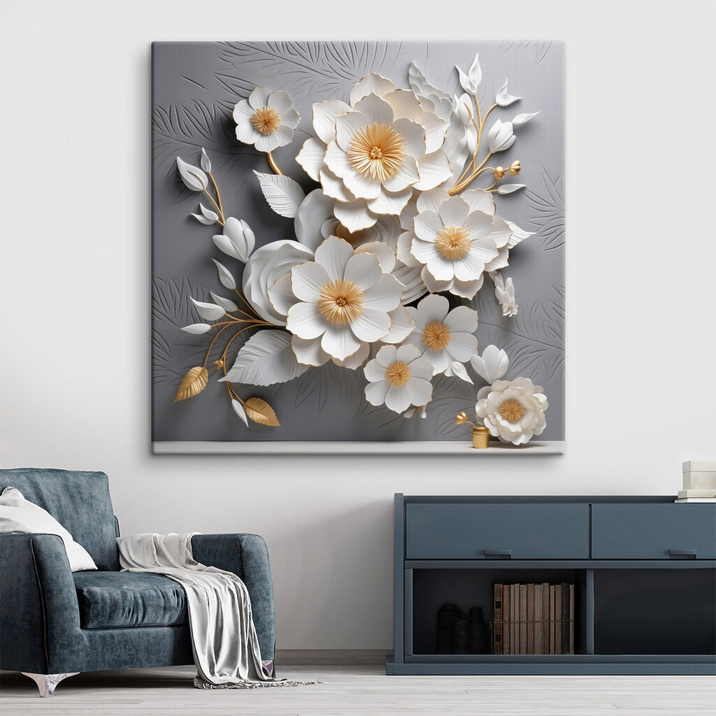 Delicate blooms on textured background Delicate blooms on textured background