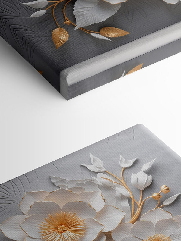 Delicate blooms on textured background Delicate blooms on textured background