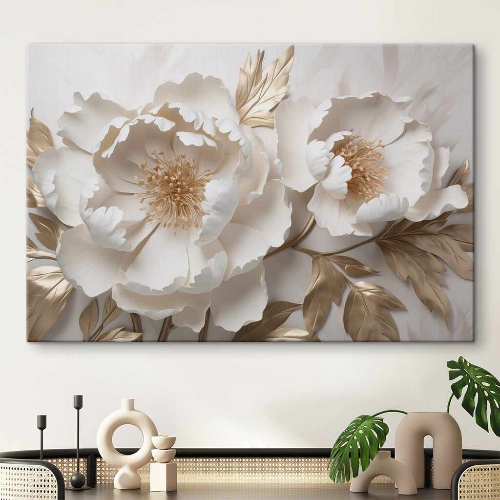 Delicate blooms in soft colors