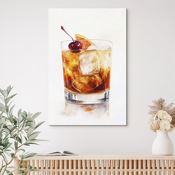 Cuadros Un vaso con hielo y una cereza encima (SKU: s44303) Cuadros Cuadros Un vaso con hielo y una cereza encima (SKU: s44303)