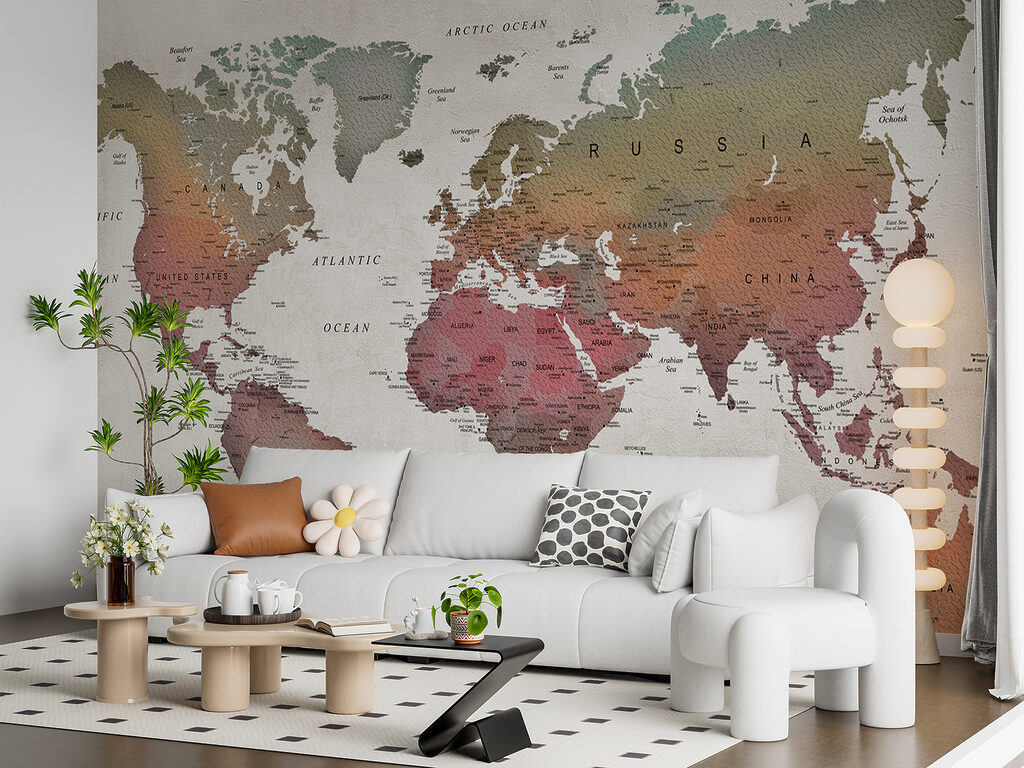 Map of the world