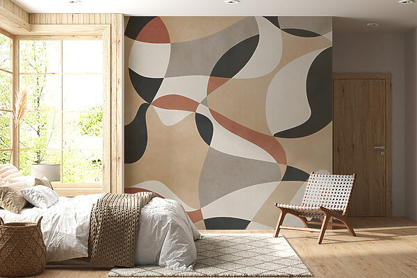 Pattern of colorful shapes