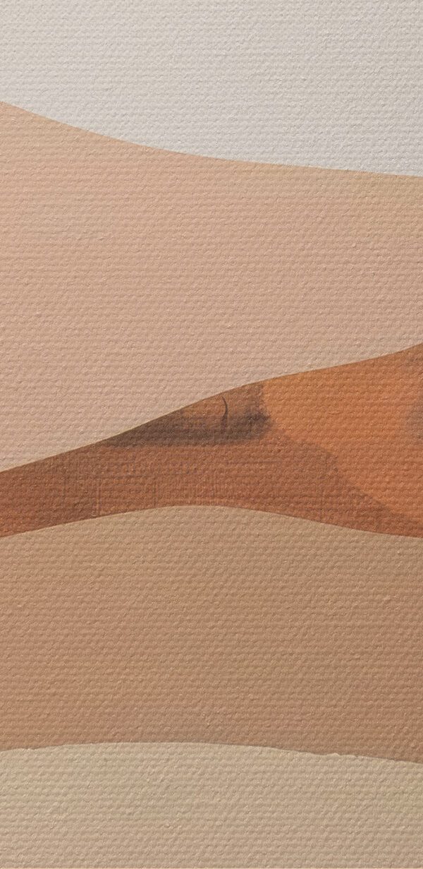 A painting of a desert landscape A painting of a desert landscape