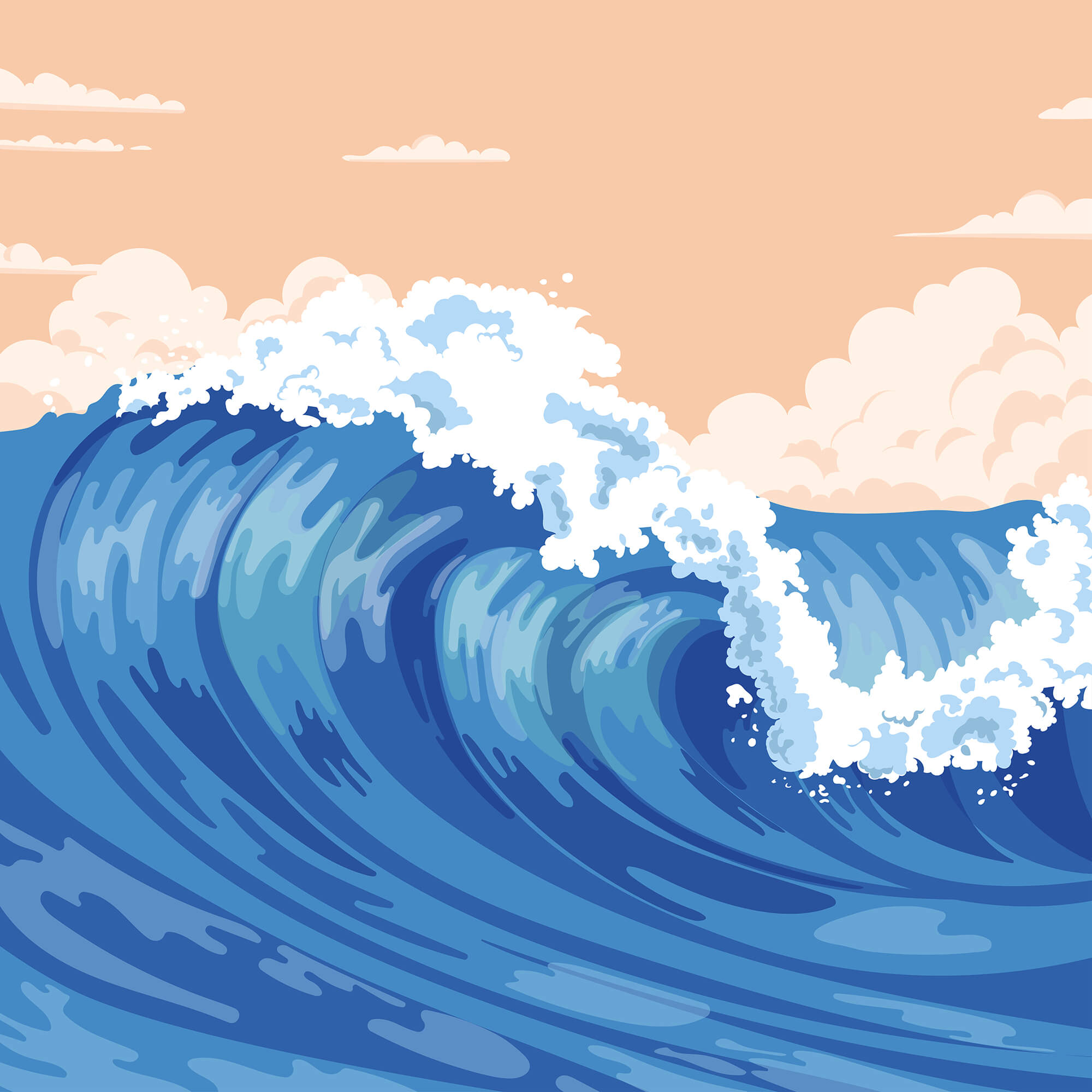 t00043p - Ola grande con espuma - tegory