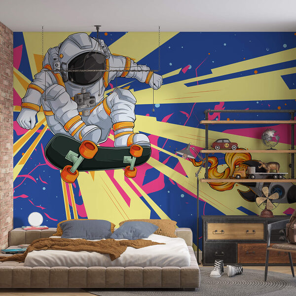 Un astronauta en monopatín Un astronauta en monopatín