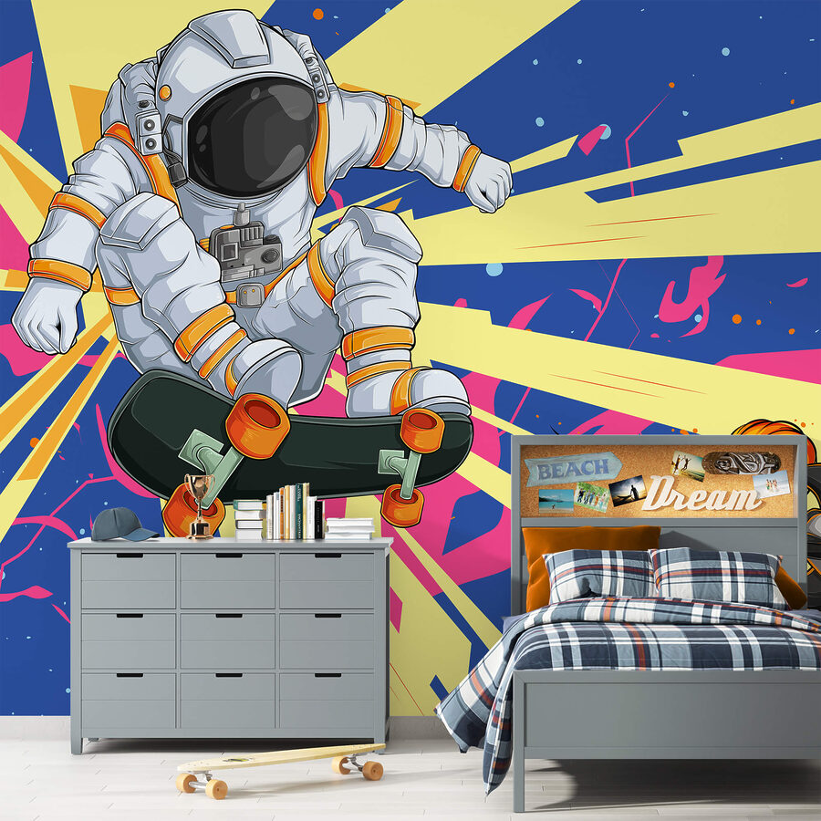 Un astronauta en monopatín Un astronauta en monopatín