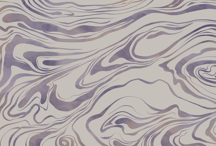 – Ondas abstractas sobre un fondo suave