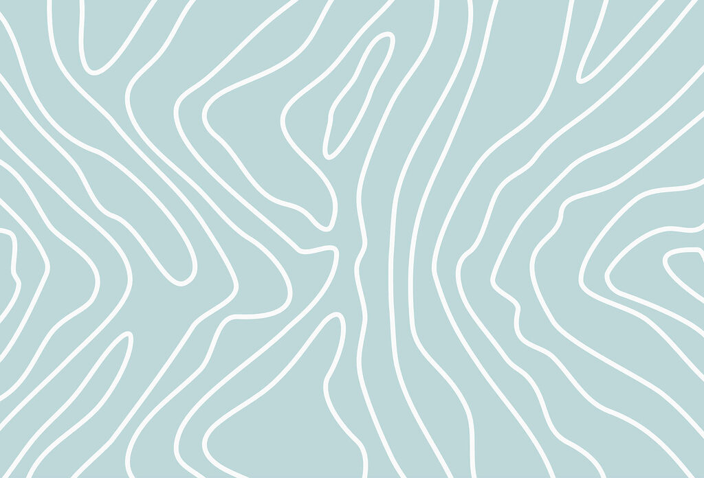 White lines on a blue background