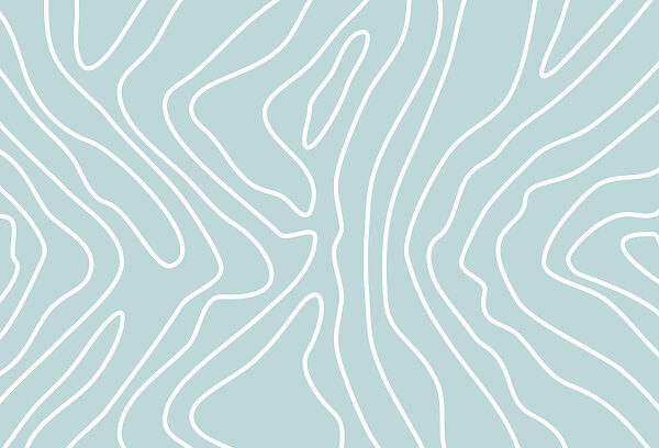 White lines on a blue background
