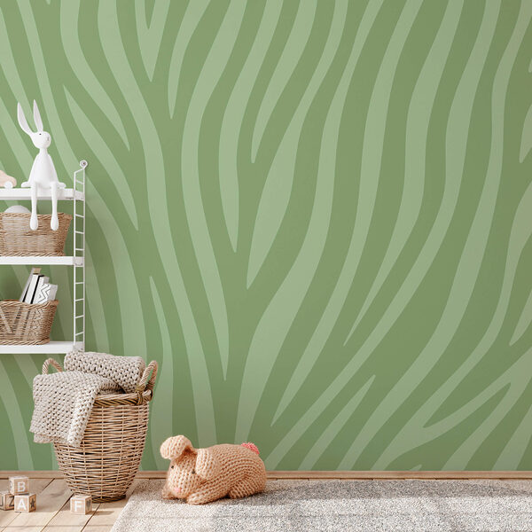 Estampado de cebra verde y blanco Estampado de cebra verde y blanco